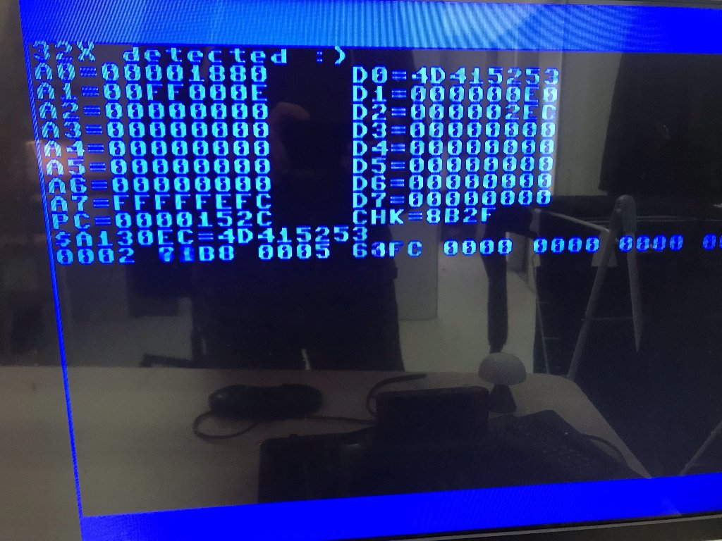 16-bit access. CommPort0 = Cache Through SDRAM, CommPort4 = Private RAM